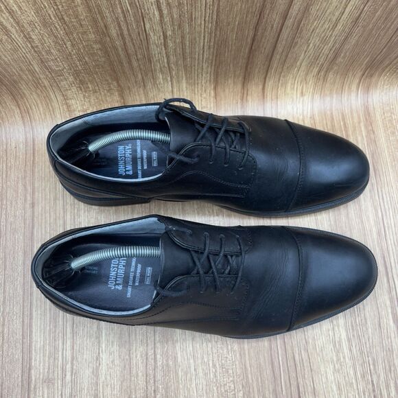 JOHNSTON MURPHY XC4 MADDOX CAP TOE MEN'S SHOES 11.5 M BLACK  SHOES - Picture 9 of 9